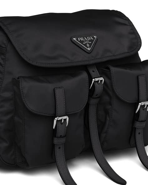 prada race car backpack|Prada nylon shoulder bag black.